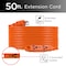 Ge Extension Cord, 16 AWG, Outdoor, 16/3, 3 Outlets, Orange, Vinyl, 50 ft 51926 - alternate 4